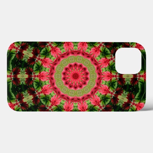 Gerbera Daisy Mandala Case-Mate iPhone Hülle (Rückseite (Horizontal))