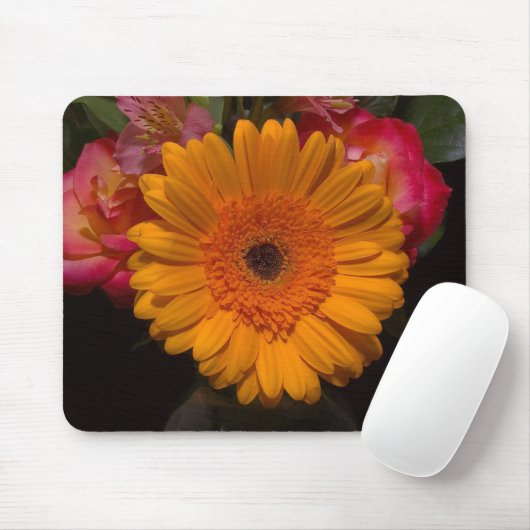 Gerbera Daisy Mousepad (Mit Mouse)