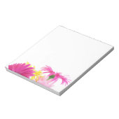 Gerbera Daisy Piink Blume Notizblock (Rotiert)