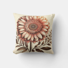 Gerbera Daisy Pillow für Garden-Inspiriert Komfort Kissen