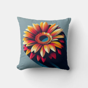 Gerbera Daisy Pillow für Garden-Inspiriert Komfort Kissen