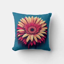 Gerbera Daisy Pillow für Garden-Inspiriert Komfort Kissen