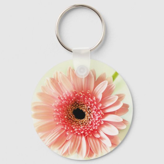 Gerbera Daisy Pinback Button Schlüsselanhänger (Vorderseite)