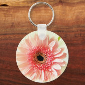 Gerbera Daisy Pinback Button Schlüsselanhänger (Rückseite)
