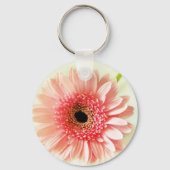 Gerbera Daisy Pinback Button Schlüsselanhänger (Rückseite)
