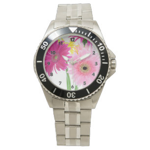 Gerbera Daisy Pink Armbanduhr