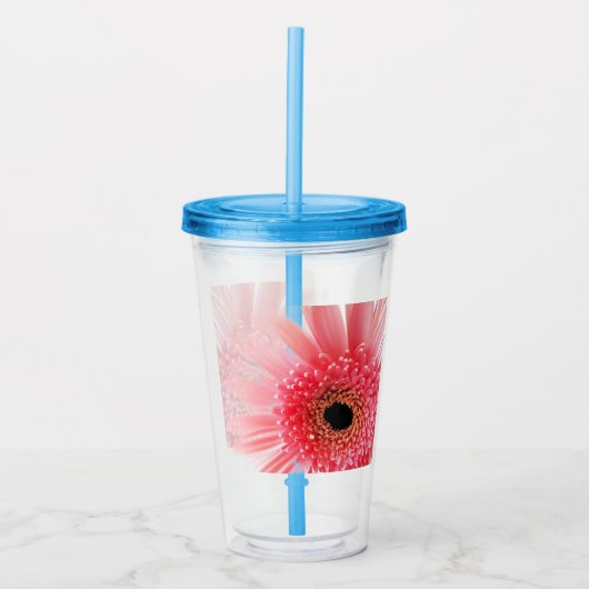 Gerbera Daisy Poster Acryltrinkbecher (Vorderseite)