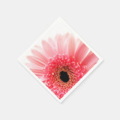 Gerbera Daisy Poster Serviette (Ecke)