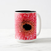 Gerbera Daisy Poster Zweifarbige Tasse (VorderseiteRechts)