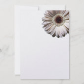 Gerbera Daisy Probe Dinner Einladung (Rückseite)
