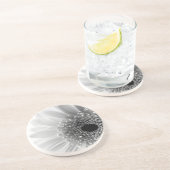 Gerbera Daisy Sandstein Untersetzer (Seite)