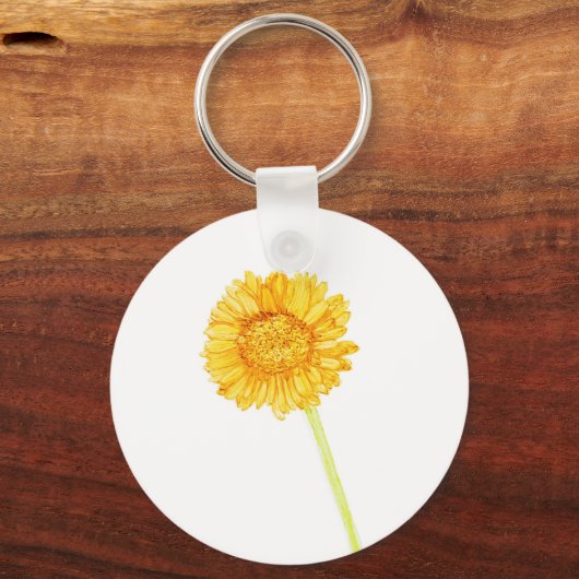 Gerbera daisy schlüsselanhänger (Vorderseite)
