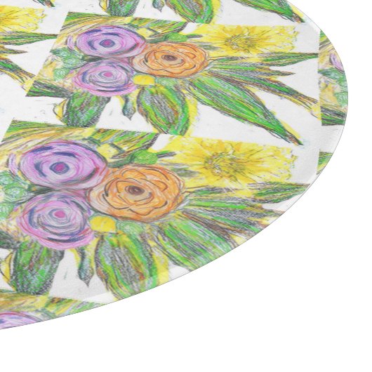 Gerbera Daisy Schneidebrett (Ecke)