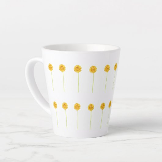 Gerbera daisy Small Latte Tasse (Linke Ecke)
