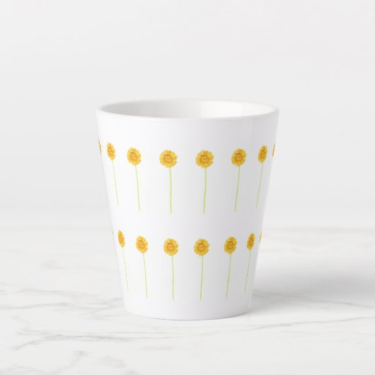 Gerbera daisy Small Latte Tasse (Vorderseite)