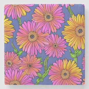Gerbera Daisy Stone Untersetzer