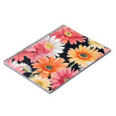 Gerbera Daisy - Watercolor flowers Notizblock (Linke Seite)