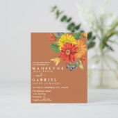 Gerbera Daisy Wedding Bouquet Floral Budget (Stehend Vorderseite)