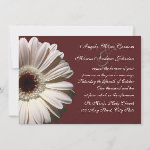 Gerbera Daisy Wedding Einladung