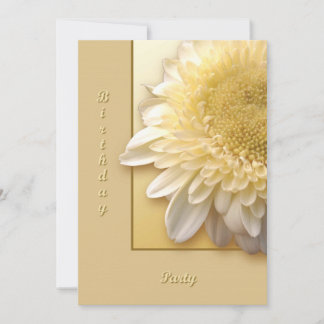 Gerbera Einladung