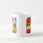 Gerbera farbenfrohe Blume Kaffeetasse (Mittel)