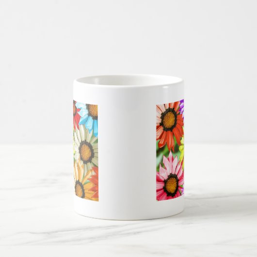 Gerbera farbenfrohe Blume Kaffeetasse (Mittel)
