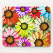 Gerbera farbenfrohe Blume Mousepad (Vorne)