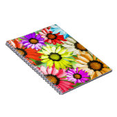 Gerbera farbenfrohe Blume Notizblock (Rechte Seite)