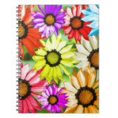 Gerbera farbenfrohe Blume Notizblock (Vorderseite)