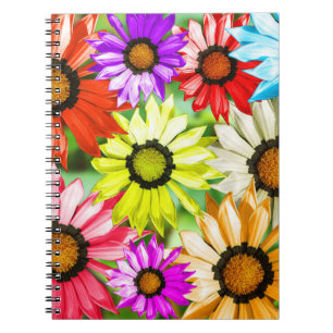 Gerbera farbenfrohe Blume Notizblock