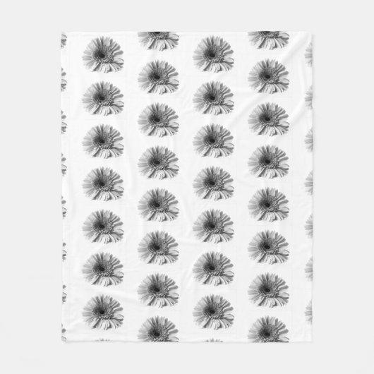 Gerbera Fleecedecke (Vorderseite)