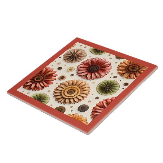 Gerbera Galore Fliese (Seite)