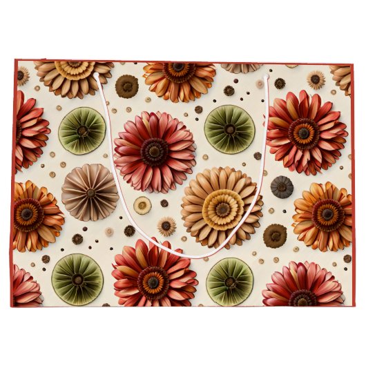Gerbera Galore Große Geschenktüte (Rückseite)