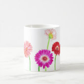 Gerbera-Gänseblümchen Kaffeetasse (Mittel)