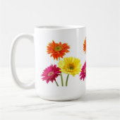 Gerbera-Gänseblümchen Kaffeetasse (Links)