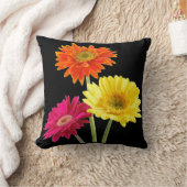 Gerbera-Gänseblümchen Kissen (Decke)
