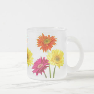 Gerbera-Gänseblümchen Mattglastasse