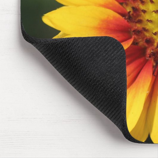 Gerbera-Gänseblümchen-Mausunterlage Mousepad (Ecke)