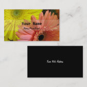 Gerbera-Gänseblümchen-persönliche Visitenkarte (Vorne/Hinten)
