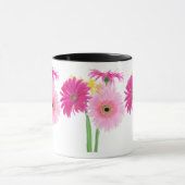 Gerbera-Gänseblümchen Piink Blumen Tasse (Zentrum)