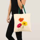 Gerbera-Gänseblümchen Tragetasche (Vorderseite (Produkt))