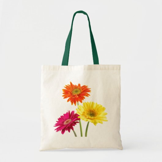 Gerbera-Gänseblümchen Tragetasche (Vorne)