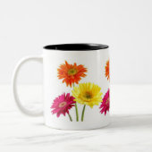 Gerbera-Gänseblümchen Zweifarbige Tasse (Links)