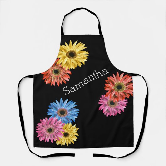 Gerbera Gerber Daisy Beautiful Colorful Schürze (Vorderseite)