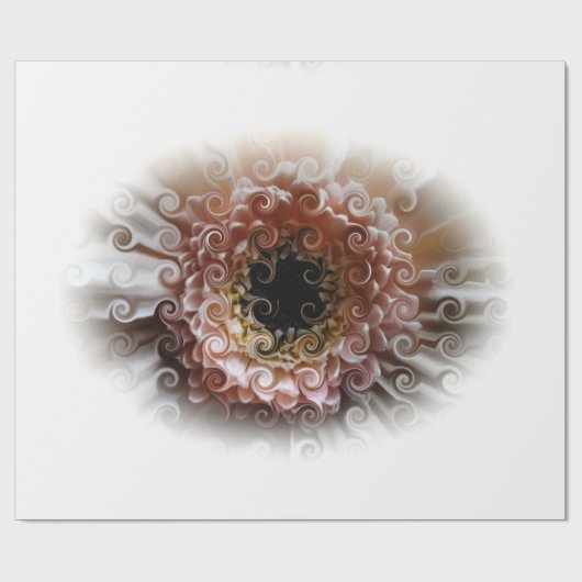 GERBERA GESCHENKPAPIER (Flach)