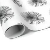 Gerbera Geschenkpapier (Rolleneckpunkt)