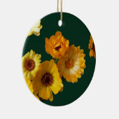 Gerbera Grüße Keramik Ornament (Rechts)