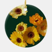 Gerbera Grüße Keramik Ornament (Hinten)