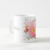 Gerbera Kaffeetasse (Vorderseite Links)