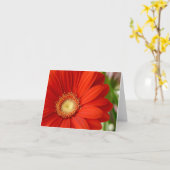 Gerbera Karte (Gelbe Blume)